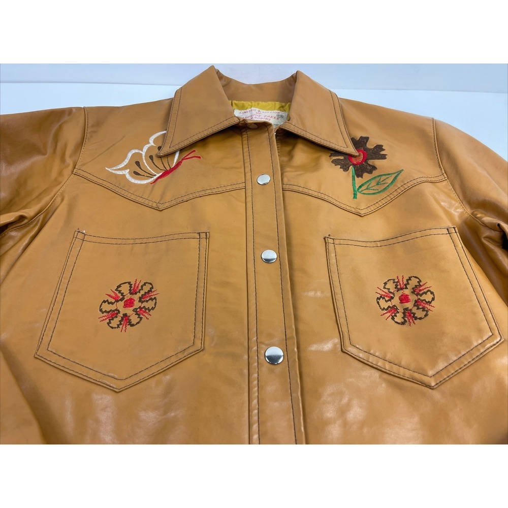 Woman Jacket Poly‎ Vinyl Coat Leisure Rump Vtg 60s 70s Medium?